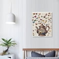 thumbnail image 3 of Nawypu  Dictionary Art Poster - Retro Teapot and Butterflies Print - Butterfly Art - Cool Housewarming Gift for Men, Women Chic Rustic Decor for Dining Room, Kitchen Wall&nbsp;Art, 3 of 4