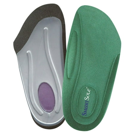 SmartSole Exercise Insoles for Plantar Fasciitis, Flat Feet and Shin Splints Relief.  Anti Fatigue Walking, Running and Overpronation Insoles for Women and Men - 3/4