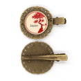 thumbnail image 1 of Japon Culture Rouge Arbre Modèle Coiffure Broche Cheveux Clip Barrette, 1 of 3