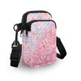 thumbnail image 3 of HELLHERO Cherry Blossom Fish Scale Pattern Crossbody Sling Bags with Women Adjustable Shoulder Strap Women Messenger Bag Unique Gift Polyester, 3 of 7