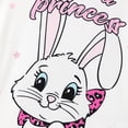 thumbnail image 3 of PatPat Girls Outfit Set Rabbit Print Graphic Short Sleeve T-Shirt and Shorts 2 Piece Set Casual Kids Clothes Sizes 4-12Y, 3 of 11