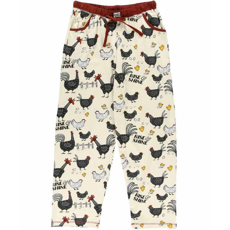 LazyOne Pajamas for Women, Cute Pajama Pants and Top Separates, Rise &  Shine, Chicken, Small 