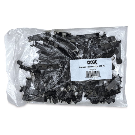 Ook Canvas to Frame Clips, Package of 100