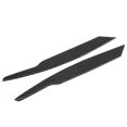 thumbnail image 2 of Pair Carbon Fiber Headlight Eyebrow Trim WearResistant Easy Cleaning Fit for B6 3C 20052010, 2 of 5
