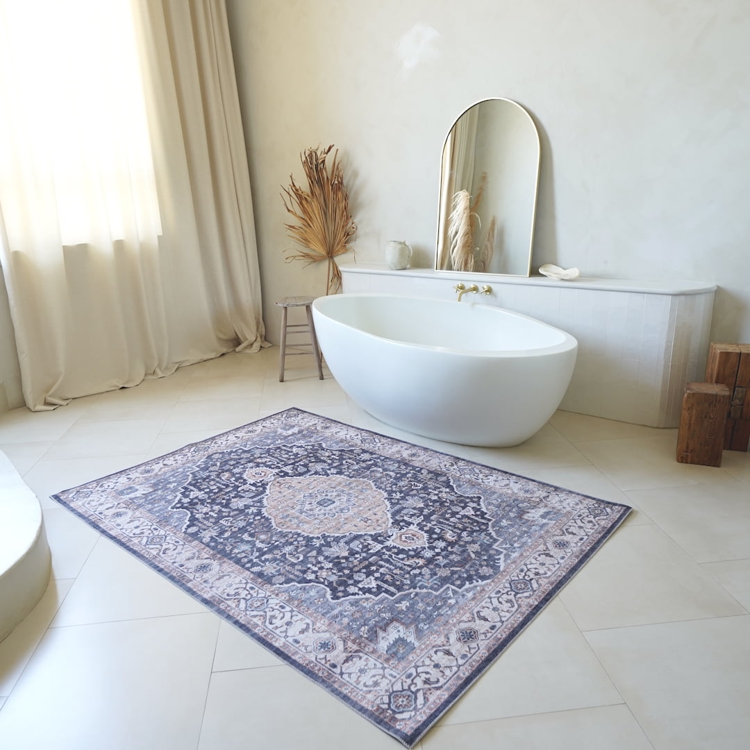 Rug Branch Emir Collection Traditional Oriental Water-Repellent Area Rug