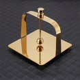 thumbnail image 3 of veasfak Creative Stainless Steel Napkin Holder Smooth Surface for Banquets Party square square gold, 3 of 7