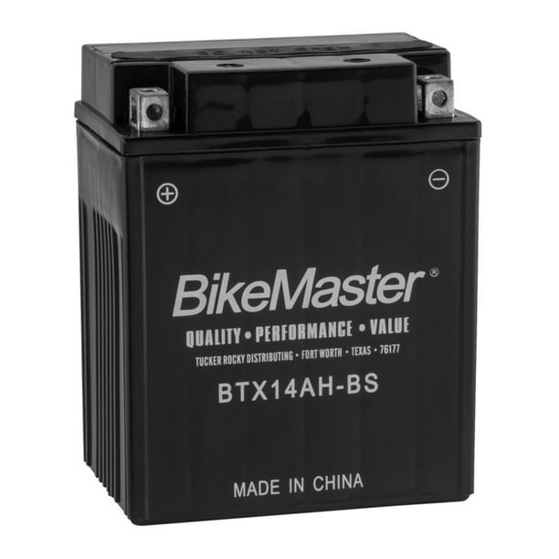 BikeMaster HighPerformance Maintenance Free Battery BTX14AHBS for