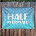 thumbnail image 3 of Half Mermaid With Blue Scales Home Business Office Sign, 3 of 3