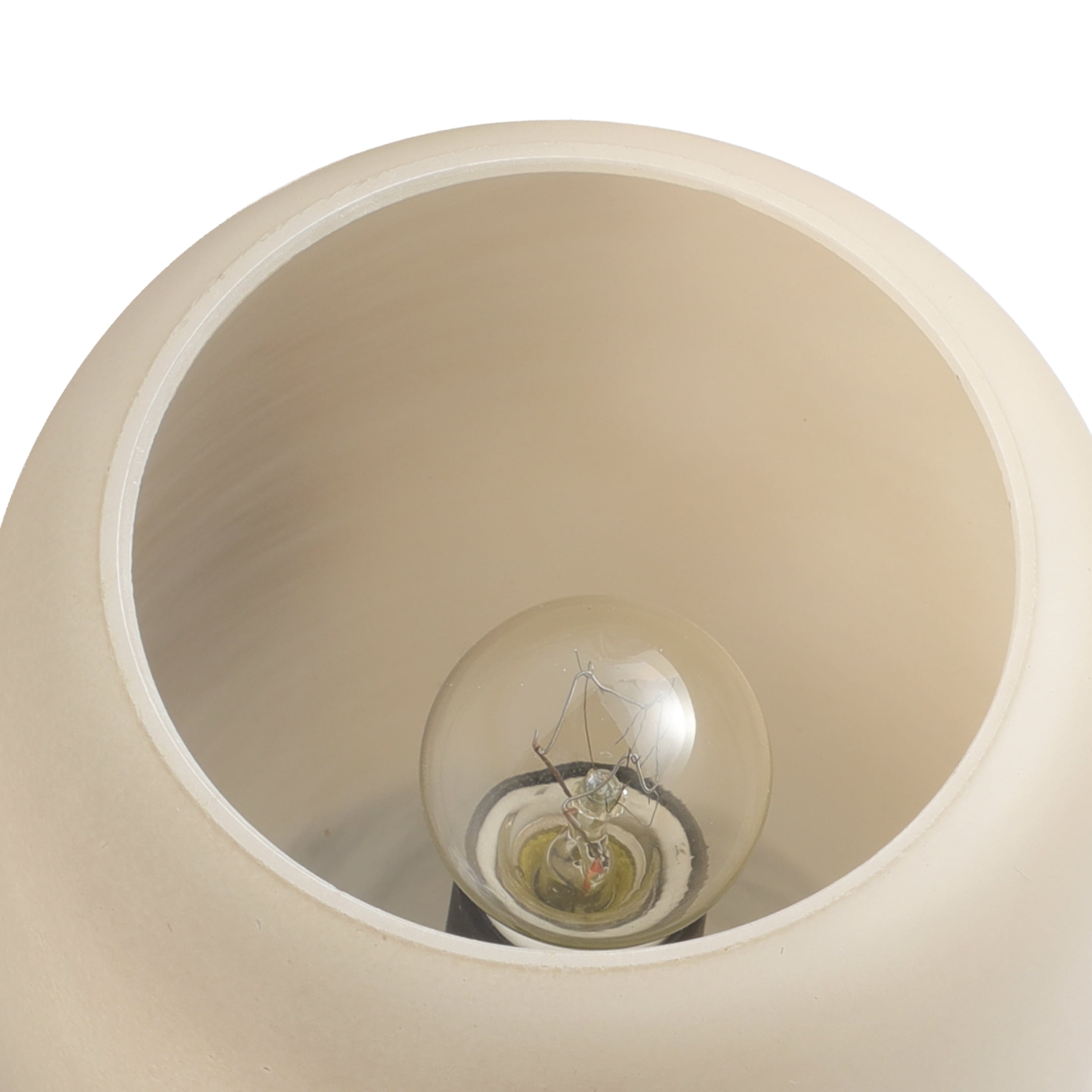 Mainstays Frosted Glass Wax Melt Warmer, Scent Warmer, Papyrus Beige