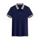 thumbnail image 1 of pstuiky Camisa de manga corta para hombre, Camisa informal de verano con solapa y botones de color liso para hombre camisetas de hombre l, 1 of 7