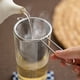 thumbnail image 2 of ColoMX Colador de malla fina de acero inoxidable para cocina, tamices para alimentos, té, arroz, aceite, fideos, frutas, verduras, colador de bebidas fácil de limpiar, 2 of 8