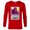 New Red, variant on Marvel Studios What If...? Happy “The Freak” Hogan ID Card - Long Sleeve T-Shirt for Men - Customized-White