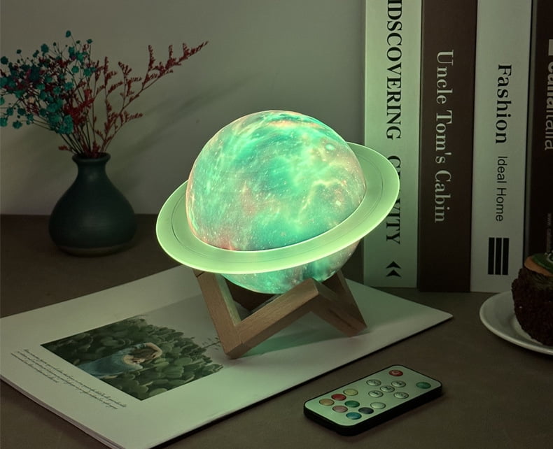 Saturn ring fantasy Bluetooth speaker desktop home bass  new upgrade 3DHIFI light audio