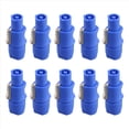thumbnail image 1 of Conector Powercon Macho de 3 Pines de 10 Piezas, Conector de Entrada de Señal para Luz de Haz, Entrada de Alimentación de Luz de Escenario, 1 of 8