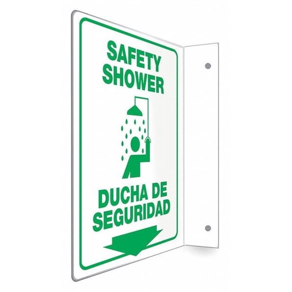 Condor Safety Sign,12 in x 9 in,PETG 480W25