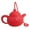 Red, variant on Tea Infuser Cute Silicone Tea Infuser Kitchen Dining Gadget Teapot-Shape Diffu Ser Tea Infu Ser Tea Leaf Filter Strainer Tea Infuser Strainer Tea Bag Leaf Filter Diffuser