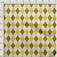 thumbnail image 4 of oneOone Cotton Cambric Yellow Fabric Check Argyle Fabric For Sewing Printed Craft Fabric By The Yard 56 Inch Wide, 4 of 5
