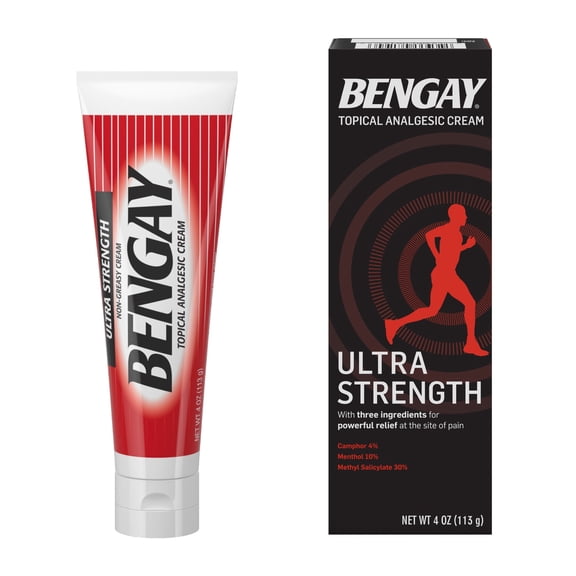 Bengay Topical Pain Relief, 30% - 10% - 4% Strength Cream, 4 Ounce, 510819400 - SOLD BY: PACK OF ONE