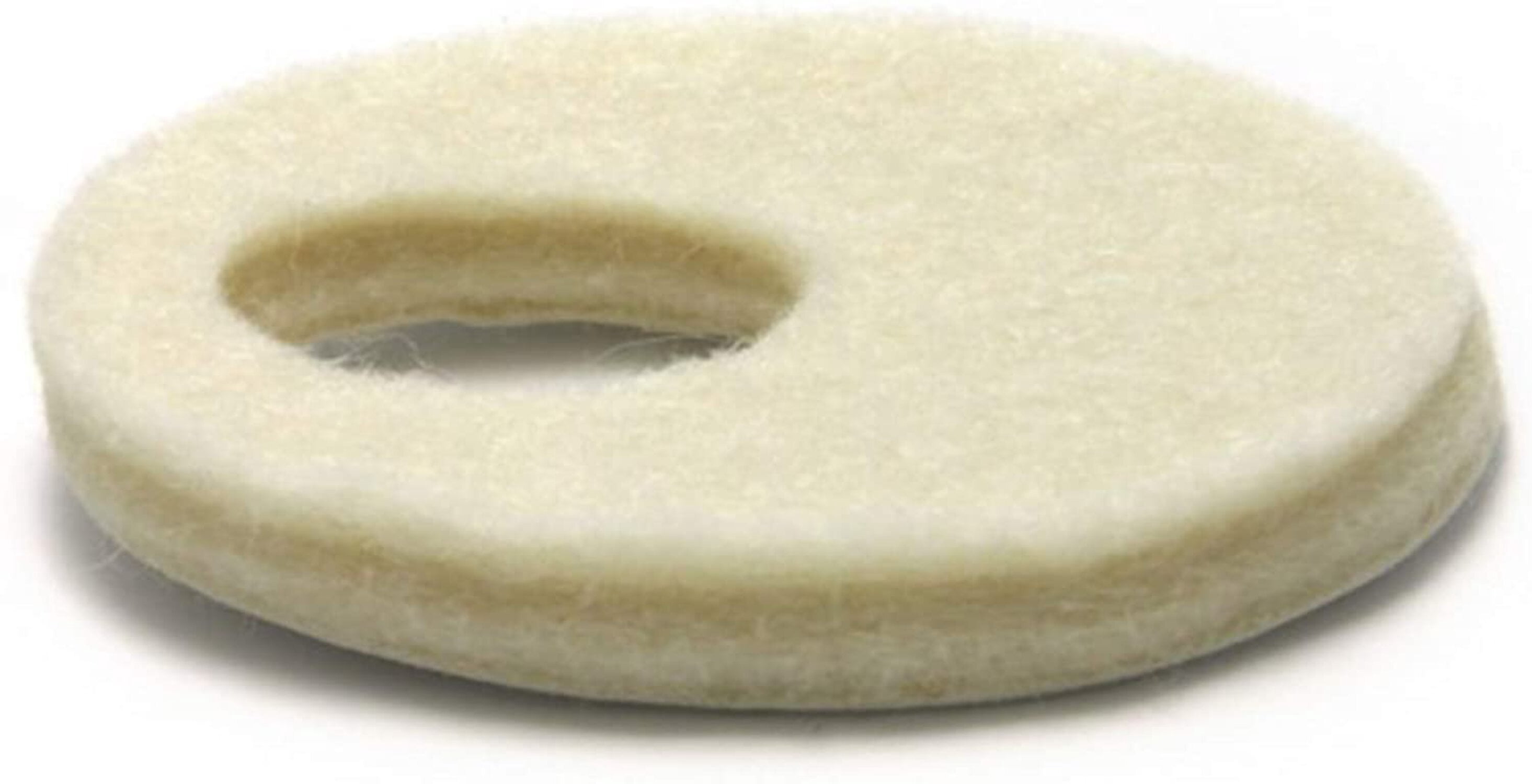 Oval Shaped Felt Callus Protective Pads - Adhesive Foot Pads That Surround Calluses from Rubbing On Shoes - 1/8" - 25 Pack
