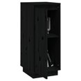 thumbnail image 2 of vidaXL Buffets 2 pcs Noir 31.5x34x75 cm Pin Massif, 2 of 5
