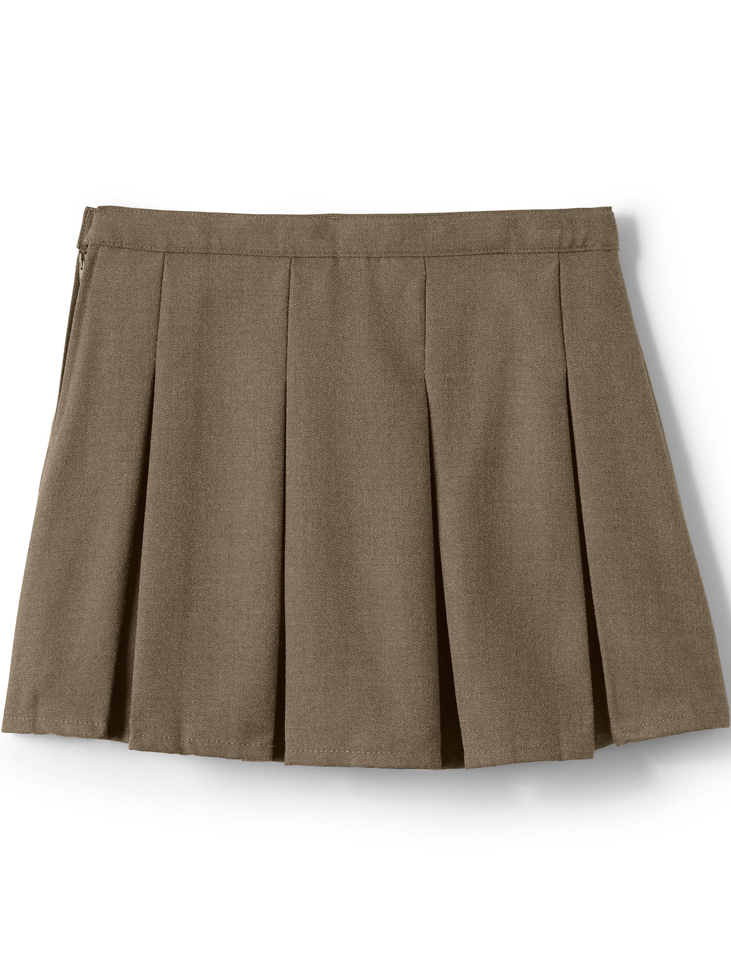 Lands' End School Uniform Girls Box Pleat Skirt Above The Knee