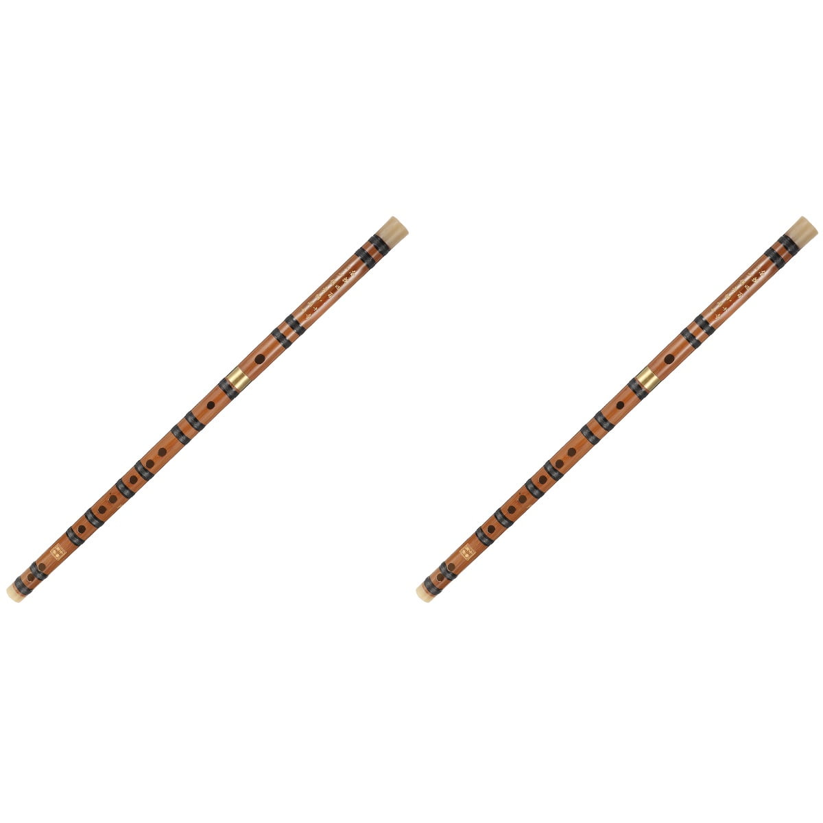 USHOBE Portable Flute 2-Pack Beginner Practice Instrument for Music Education Students and Learners