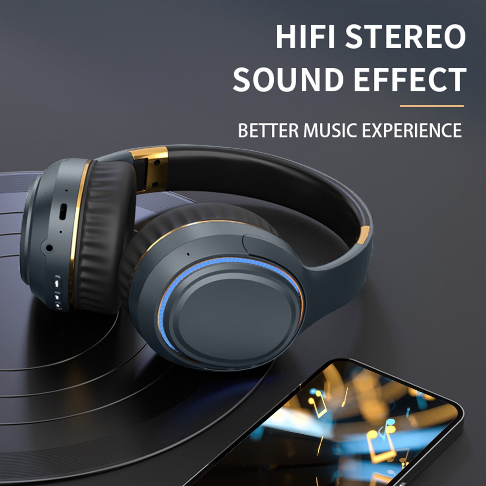 Wireless Headphones for TV, TV Headphones Wireless for Seniors with Versatile Transmitter Charging Base, Audio Sync, Bluetooth Headphones for TV, Christmas Birthday Gifts for The Elderly