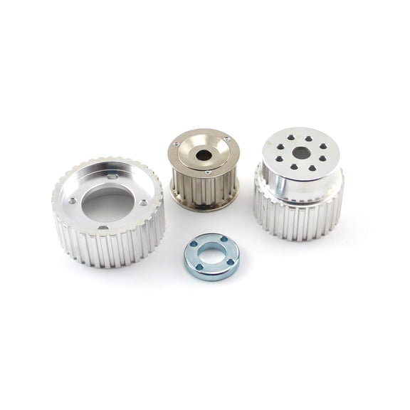 Speedmaster PCE415.1012 Compatible with Mazda Rotary Gilmer Crank Alternator and Water Pump Pulleys Only