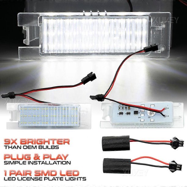 For Vauxhall Astra J H Corsa C D Insignia Meriva LED Number Plate Light CANBUS