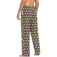 thumbnail image 6 of Top-kevin Colorful Fleur De Lis Mardi Gras Pajama Pants for Men Men's Pajama Pants Mens Pajama Bottoms with Drawstring, 6 of 13