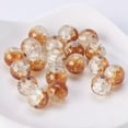 thumbnail image 3 of U8MO 4mm 6mm 8mm 10mm Round Crackle Crystal Glass Loose Crafts Beads Wholesale lot-Brown-6mm 50pcs, 3 of 3