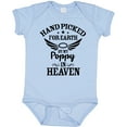 thumbnail image 3 of Inktastic Handpicked for Earth by My Poppy in Heaven with Angel Wings` Boys or Girls Baby Bodysuit, 3 of 5