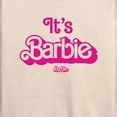 thumbnail image 3 of Barbie The Movie - It's Barbie Pink - Women's Lightweight French Terry Long Sleeve Shirt, 3 of 5