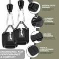 thumbnail image 2 of Wrist Cuffs for Cables Gym, Lifting Cuffs Wrist Straps for Cable Machines Strength Training Equipment, 2 of 5