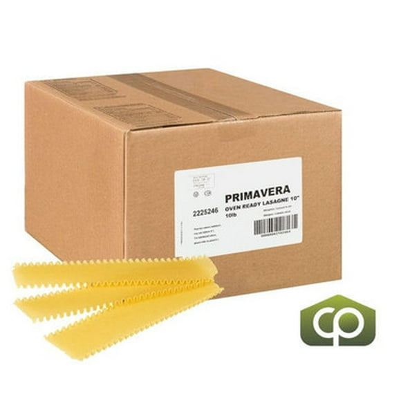 Prima Vera Pasta Lasagna Oven Ready 4.54KG/10 LBS
