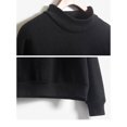 thumbnail image 2 of Clearance Women's Hoodies & Sweatshirts,Women Sweatshirt Casual Easy Solid Color Long-Sleeves Round Neck Blouse Top, 2 of 3