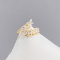 thumbnail image 3 of Guardurnaity Anillo de moda, anillos de apertura de cristal brillante, decoración, joyería, accesorio de vestir para boda, fiesta, trabajo diario Ropa, zapatos y accesorios Miscelánea Guardurnaity AP015122-00, 3 of 6
