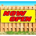 thumbnail image 1 of Now Open 13 oz Vinyl Banner With Metal Grommets, 1 of 4