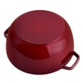 thumbnail image 4 of Staub Cast Iron Essential French Oven, Dutch Oven, 5-quart, serves 5-6, Made in France - Cherry, 4 of 7