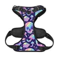 thumbnail image 5 of Lsque crystal Skull mushroom Dog Harness, No-Pull Pet Harness with 2 Leash Clips, Adjustable Soft Padded Dog Vest with Easy Control Handle for Large Dogs-X-Large, 5 of 9