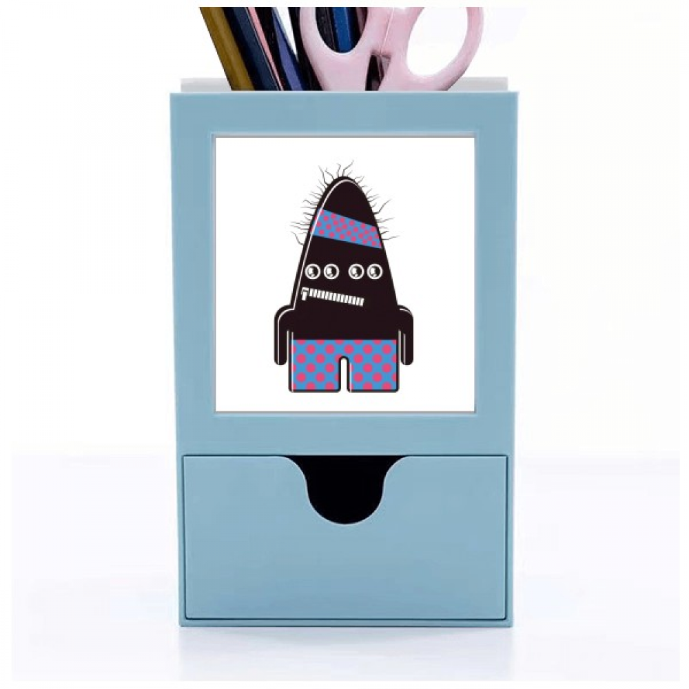 Universe And Alien Black Monster Desk Supplies Organizer Pen Holder ...