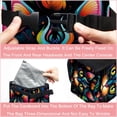 thumbnail image 4 of Cat Foldable Car Trash Can with Lid, Leak-Proof Mini Trash Can, Hanging Storage Bag - Car Trash Bin for Clean and Organized Rides, 4 of 6