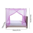 thumbnail image 3 of Mosquito Net Tent for Bed Twin Size | One Side Opening | Lace Canopy Mesh Curtain | Breathable Polyester | Indoor Outdoor Use | Light Blocking Privacy | Easy Install, 3 of 6