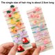 thumbnail image 3 of 20 lazos para el pelo para niñas, pequeños lazos para el pelo para niños, elásticos multicolores, coleteros elásticos, 3 of 7