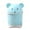 Blue, variant on Mini Waste Can with Removable Swing-Top Lid - 1 Pc Small Garbage Bin for Kitchen, Bathroom, Bedroom, Office - Compact Can Fit Under Tables & Counters, Blue