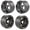 R1012, variant on Rhino Carbon Fiber Aluminum 2.2" Pro LightWeight RC Car Crawler Wheel MOA Shafty
