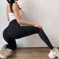 thumbnail image 2 of Yoga Tights Women Leggings Fitness Gym Clothing Leggins Push Up Yoga Pants Seamless Sport High Waist Workout Pants, 2 of 6