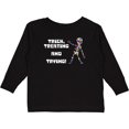 thumbnail image 3 of Inktastic Trick Treating and Trying Autism Awareness with Zombie Boys or Girls Long Sleeve Toddler T-Shirt, 3 of 5