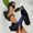 Black, variant on Womens Fashion Platform Sandals Chunky Heels Lug Sole Block High Heel Comfortable Heels Sky Blue 9(42)