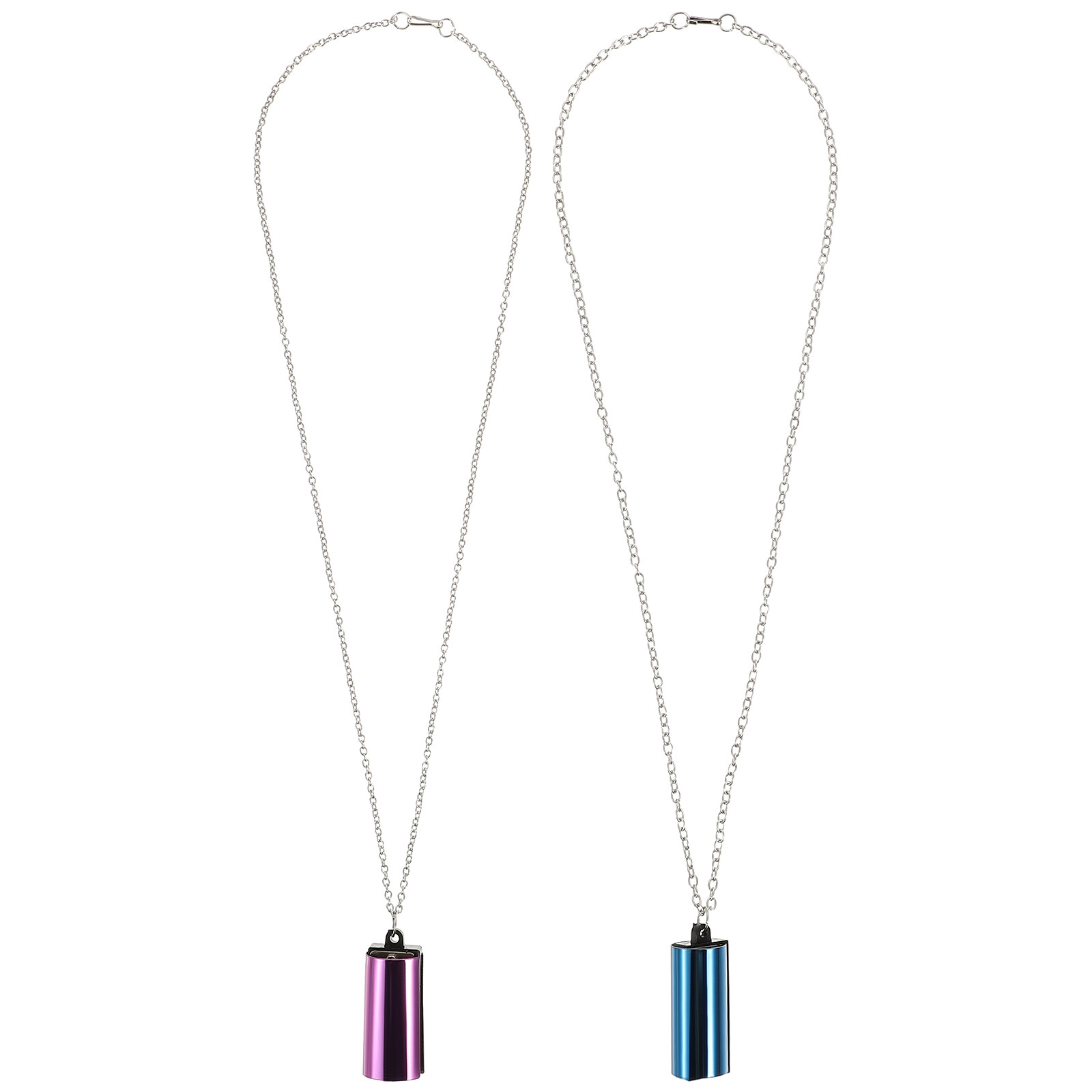 2Pcs Creative Harmonica Pendants Adult Harmonica Necklaces Gift